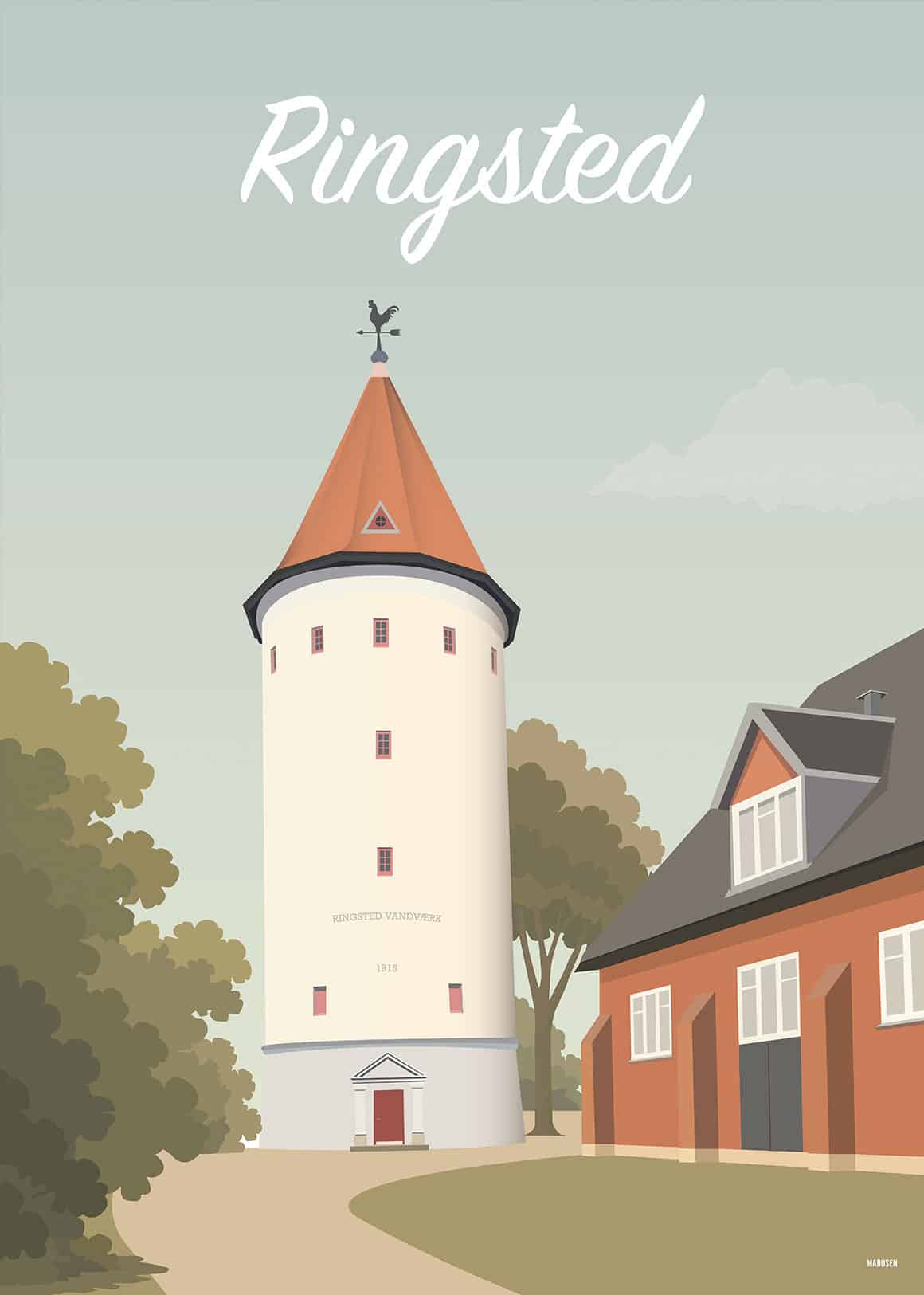 Ringsted Vandtårn Plakat