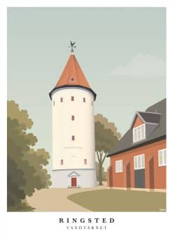 Ringsted Vandtårn Plakat
