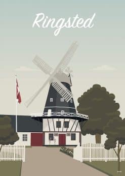 Ringsted Vindmølle Plakat