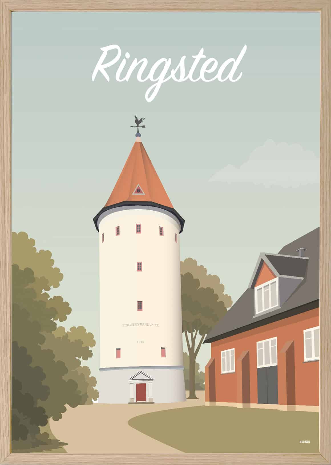 Ringsted Vandtårn Plakat