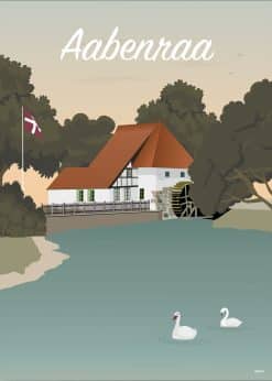 Aabenraa Brundlund Slotsmølle Plakat