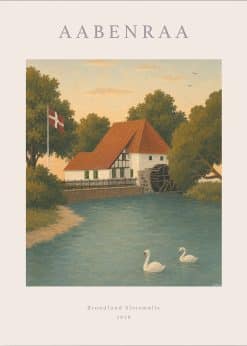 Aabenraa Brundlund Slotsmølle Plakat