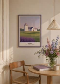 Alternative view of Rømø Sct. Clemens Kirke Plakat