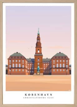 København Christiansborg Slot Plakat
