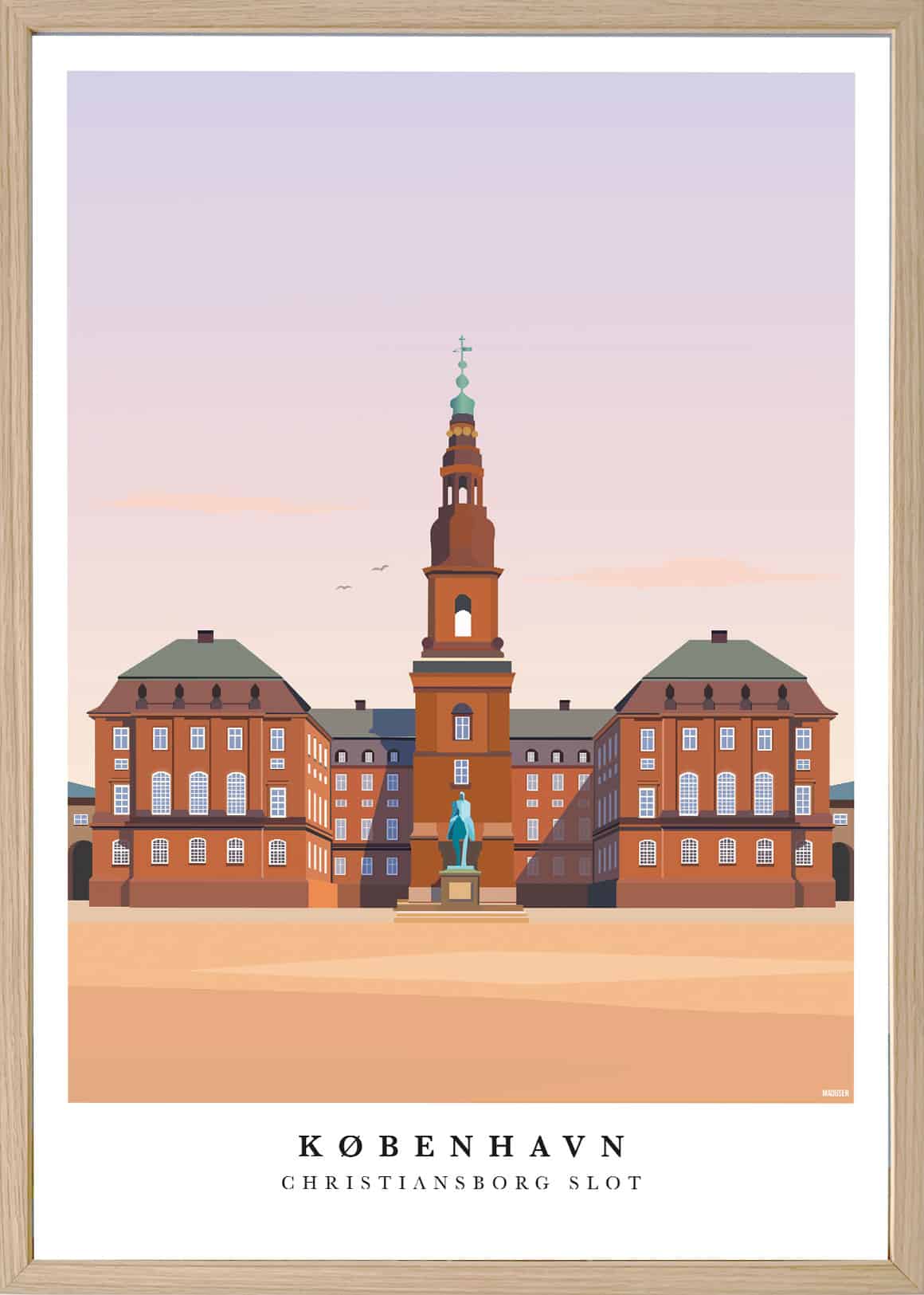 København Christiansborg Slot Plakat