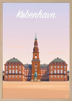 København Christiansborg Slot Plakat