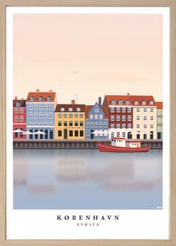 København Nyhavn Plakat