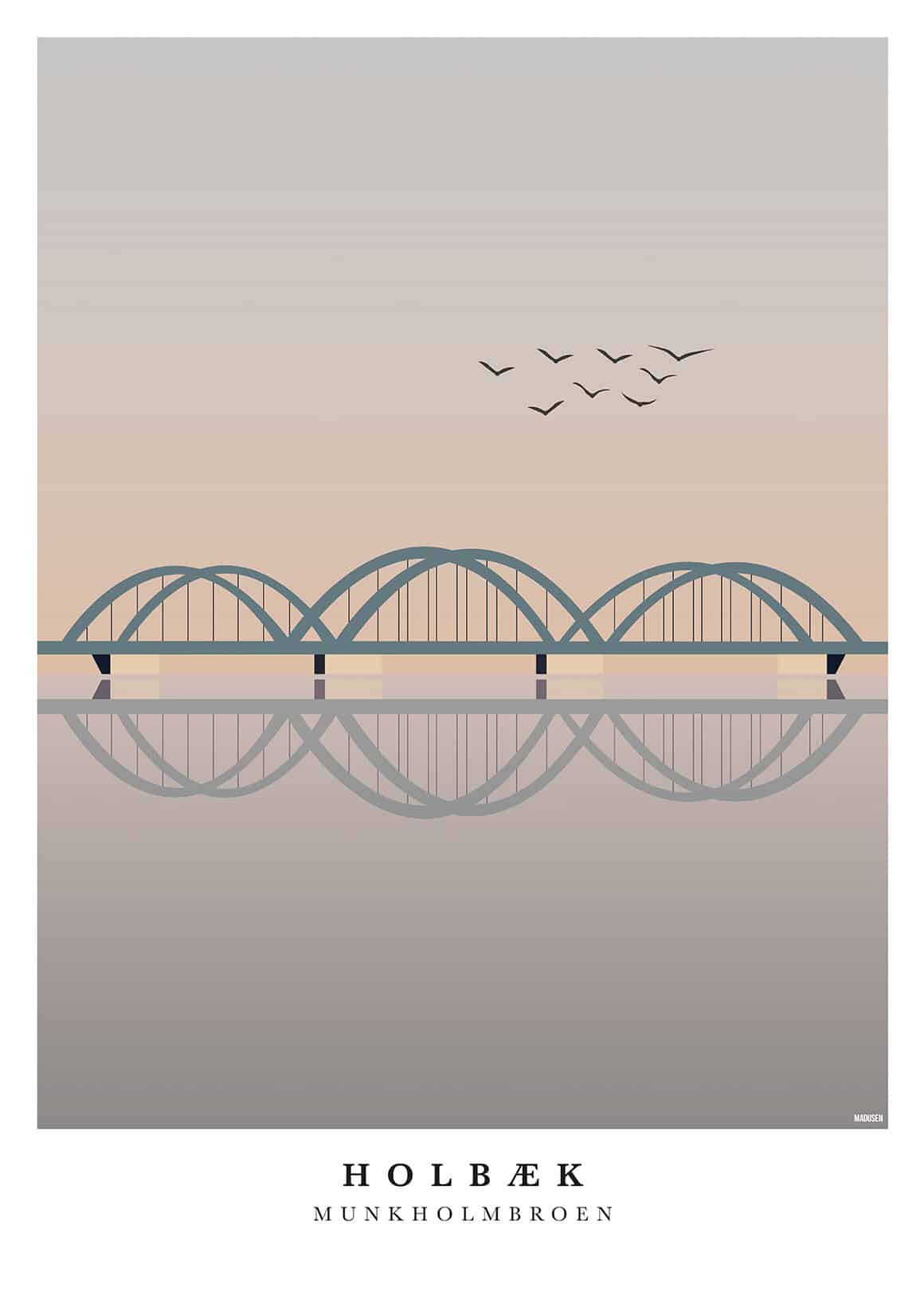 Holbæk Munkholmbro Plakat