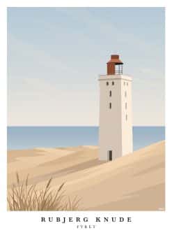 Rubjerg Knude Fyr Plakat