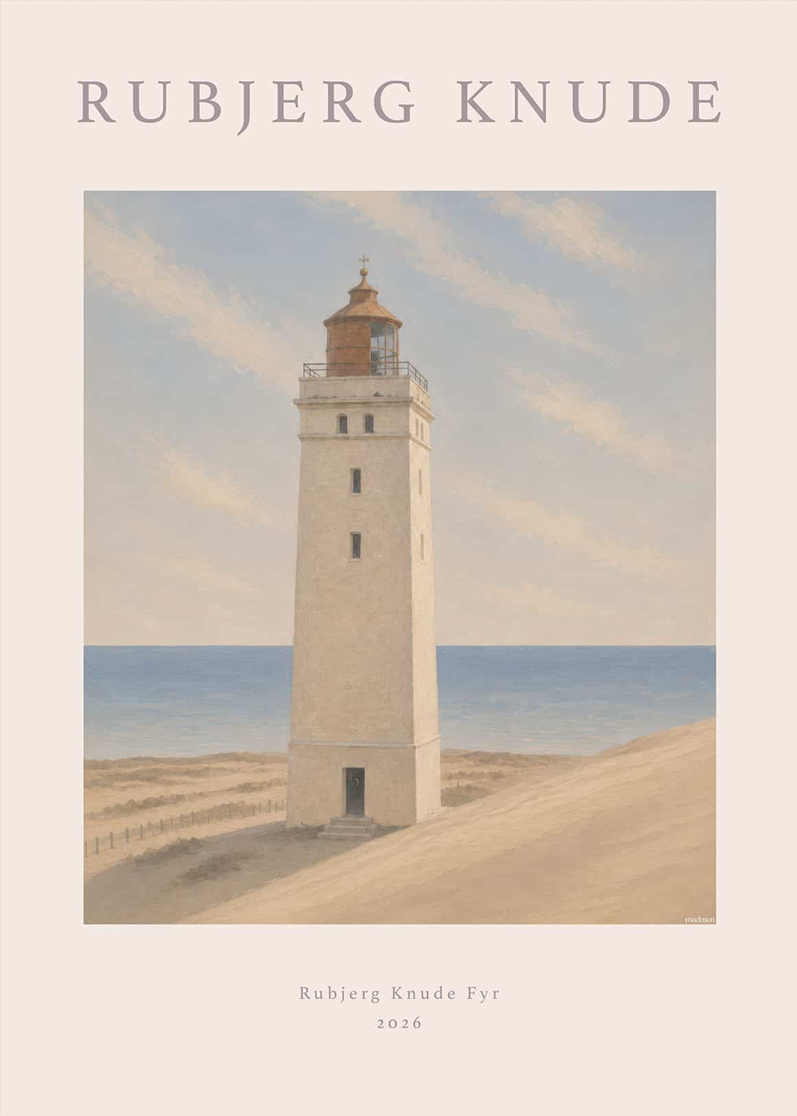 Rubjerg Knude Fyr Plakat