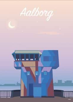Aalborg Limfjordsbroen Plakat