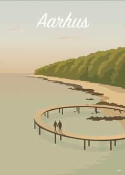 Aarhus Den Uendelige Bro Plakat