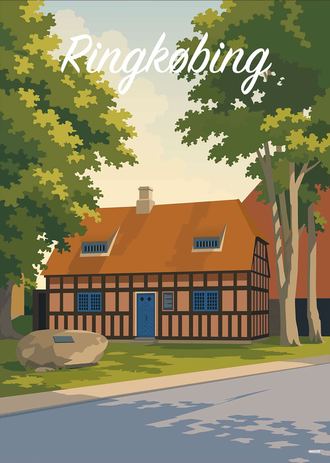 Ringkøbing Tangs Hus Plakat