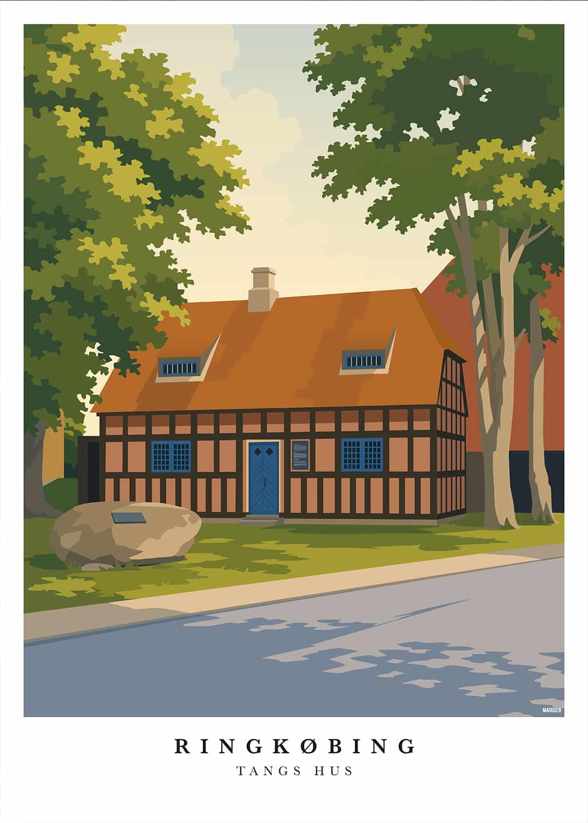 Ringkøbing Tangs Hus Plakat