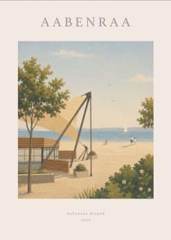 Aabenraa Strand Plakat