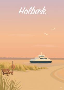 Holbæk Strand Plakat