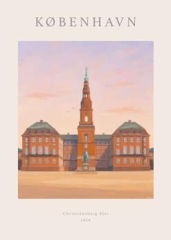 København Christiansborg Slot Plakat
