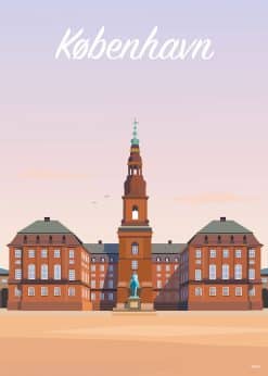 København Christiansborg Slot Plakat
