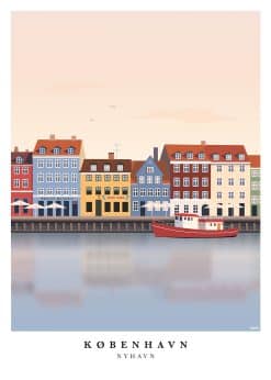 København Nyhavn Plakat
