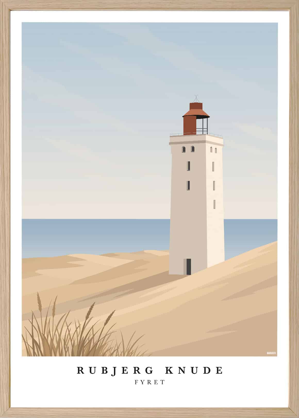 Rubjerg Knude Fyr Plakat