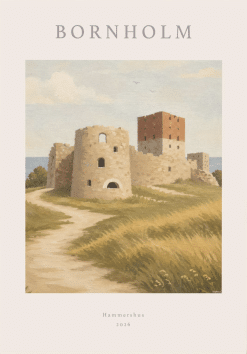 Bornholm Hammershus Plakat