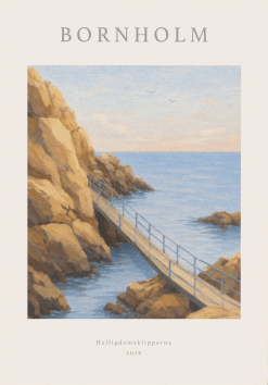 Bornholm Helligdomsklipperne Plakat