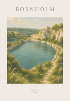 Bornholm Opalsøen Plakat