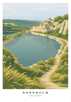 Bornholm Opalsøen Plakat