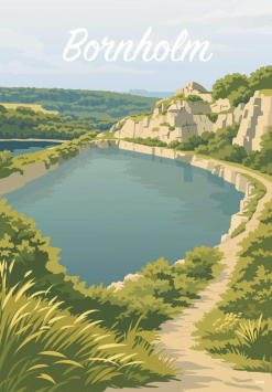 Bornholm Opalsøen Plakat