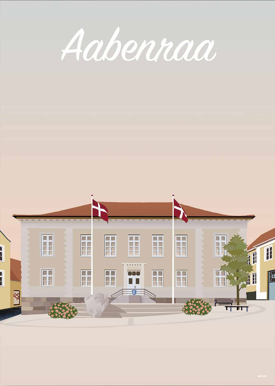 Aabenraa Det Gamle Rådhus Plakat