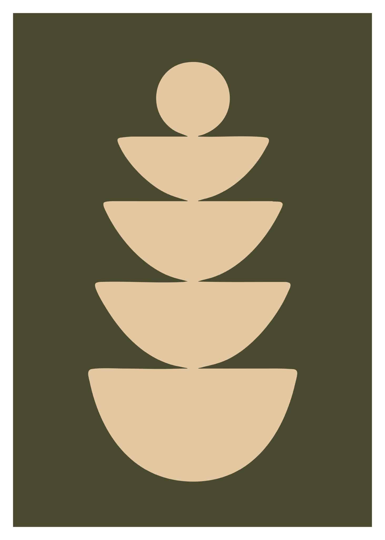 Balanced Shapes Plakat