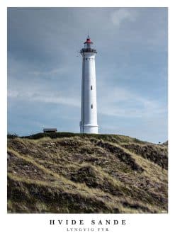 Hvide Sande Lyngvig Fyr Plakat