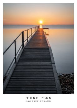 Tuse Næs Løserup Strand Plakat
