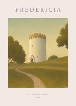 Fredericia Det Hvide Vandtårn Plakat