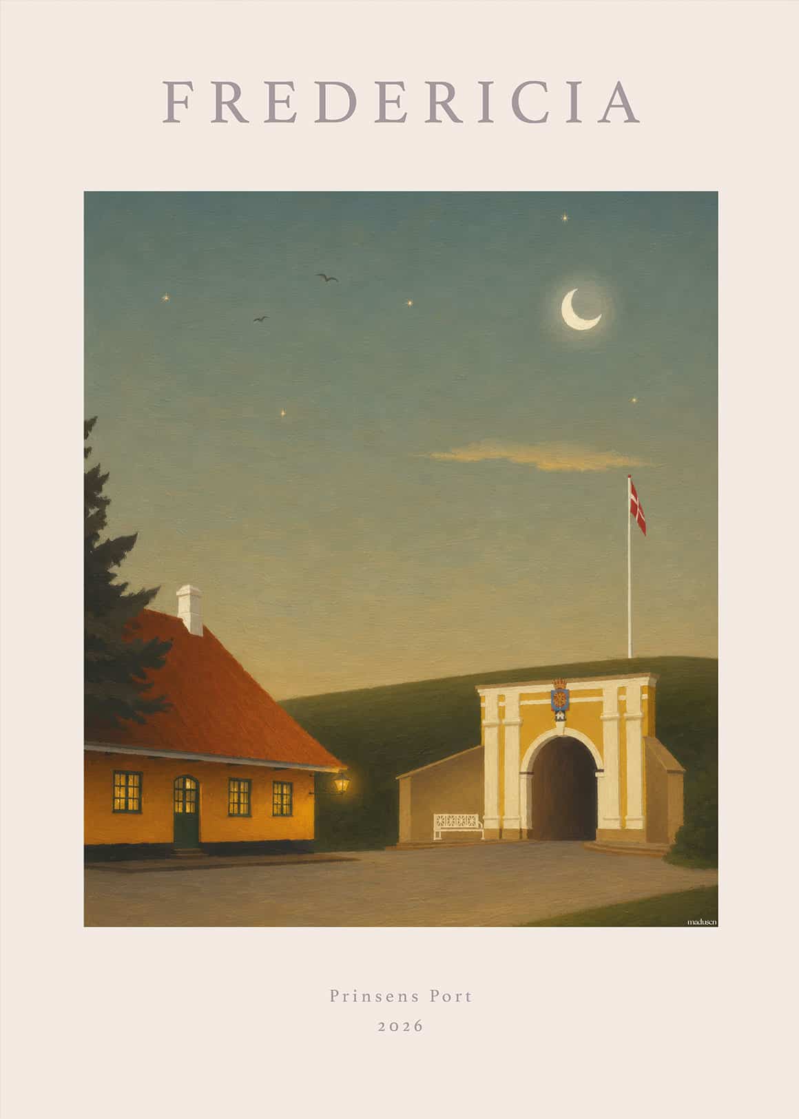 Fredericia Prinsens Port Plakat