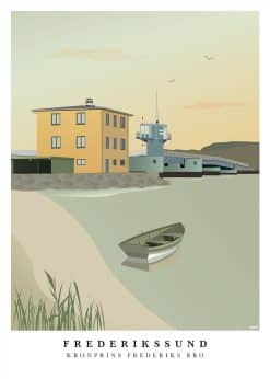 Frederikssund Kronprins Frederiks Bro Plakat