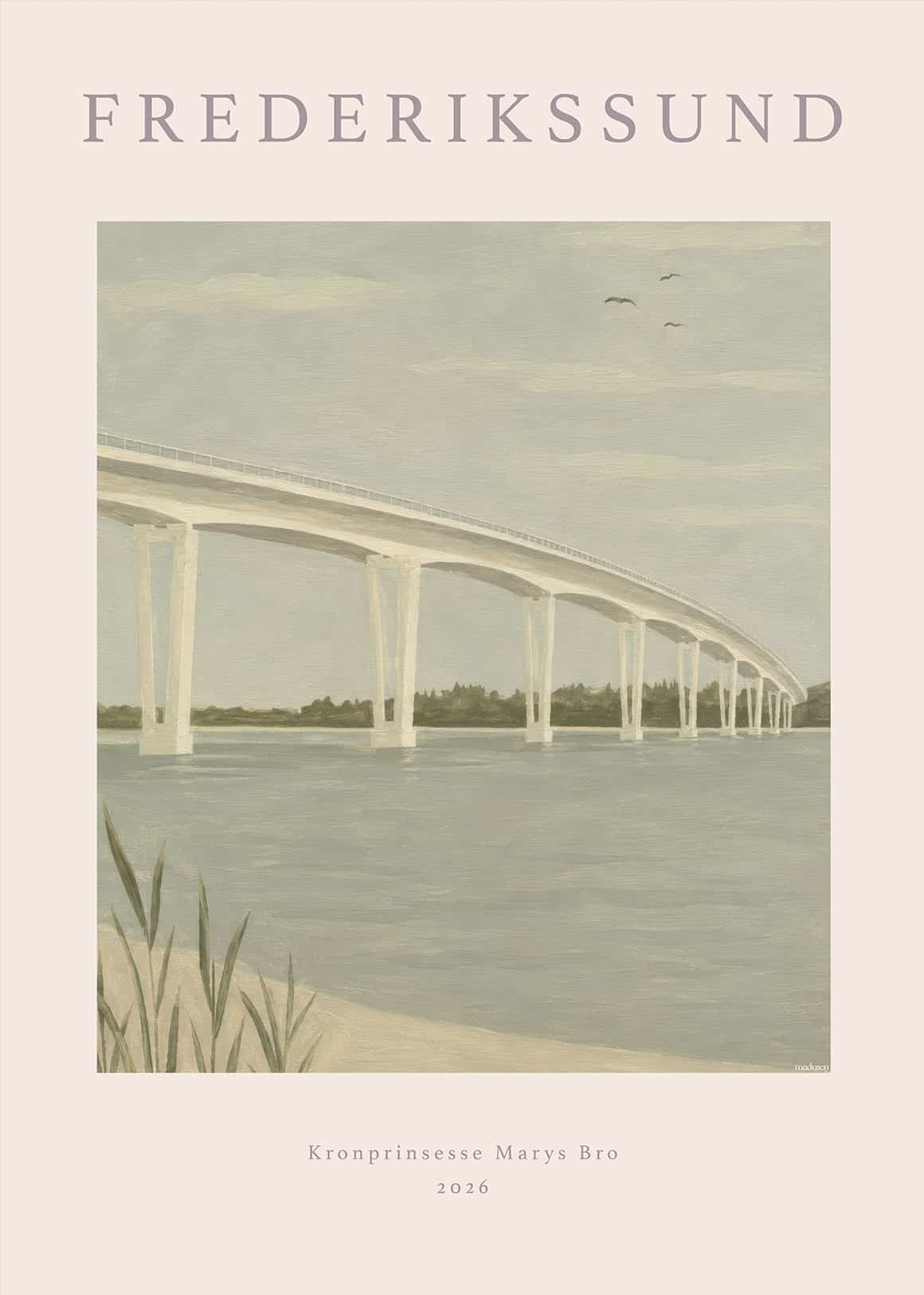 Frederikssund Kronprinsesse Marys Bro Plakat