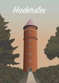 Haderslev Det Røde Vandtårn Plakat