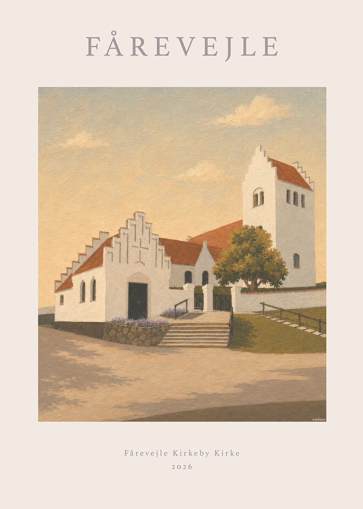 Fårevejle Kirkeby Kirke Plakat