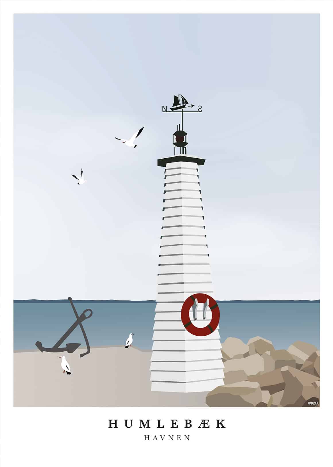 Humlebæk Havn Plakat