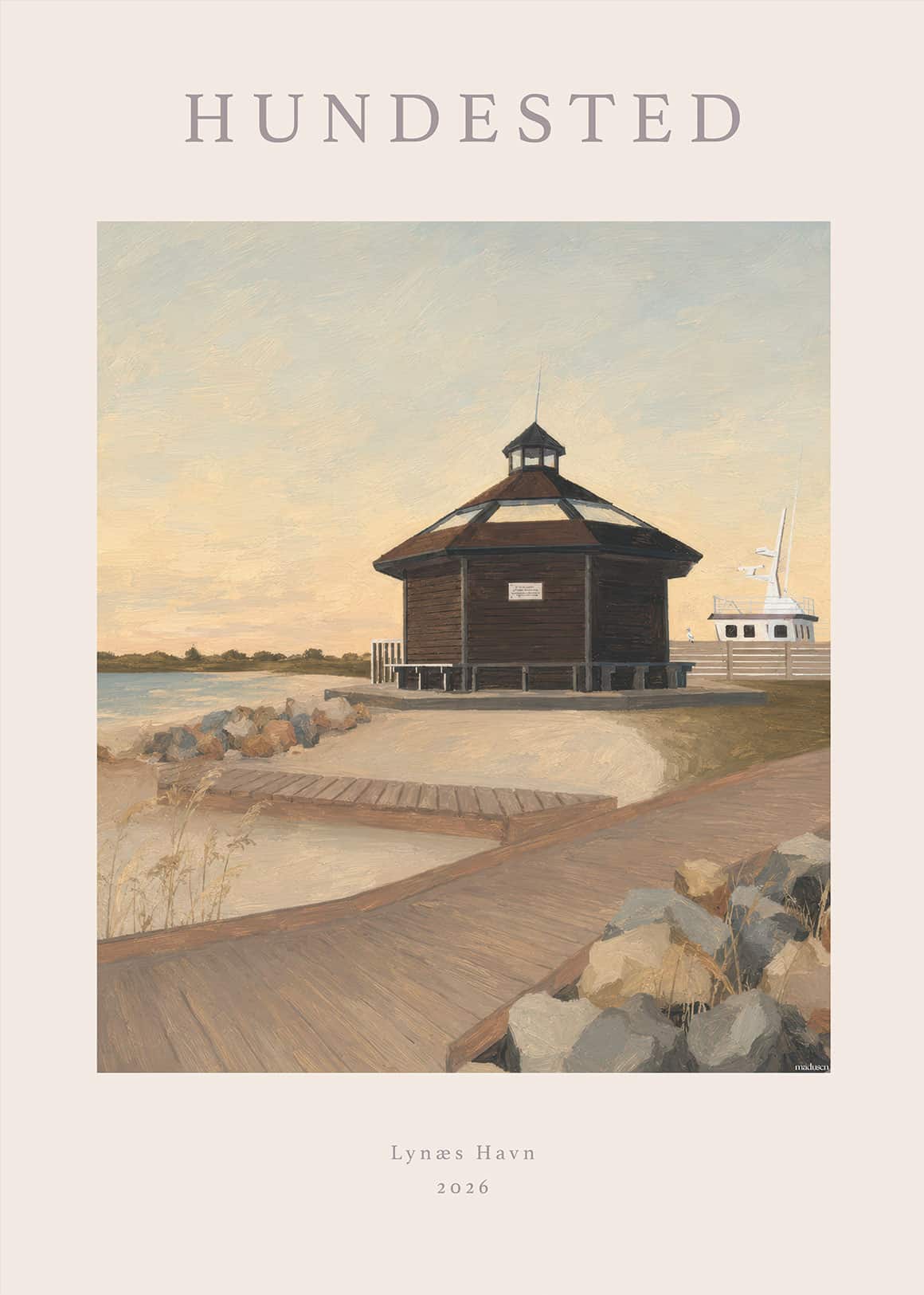 Hundested Lynæs Havn Plakat