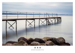 Ærø Ærøskøbing Badebro Plakat