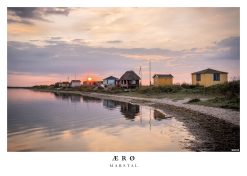 Ærø Marstal Badehuse Plakat