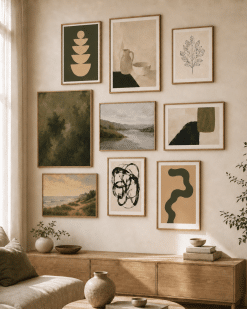 Alternative view of Balanced Shapes Plakat
