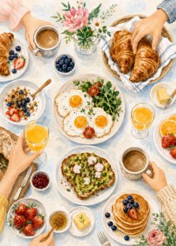 Brunch Plakat