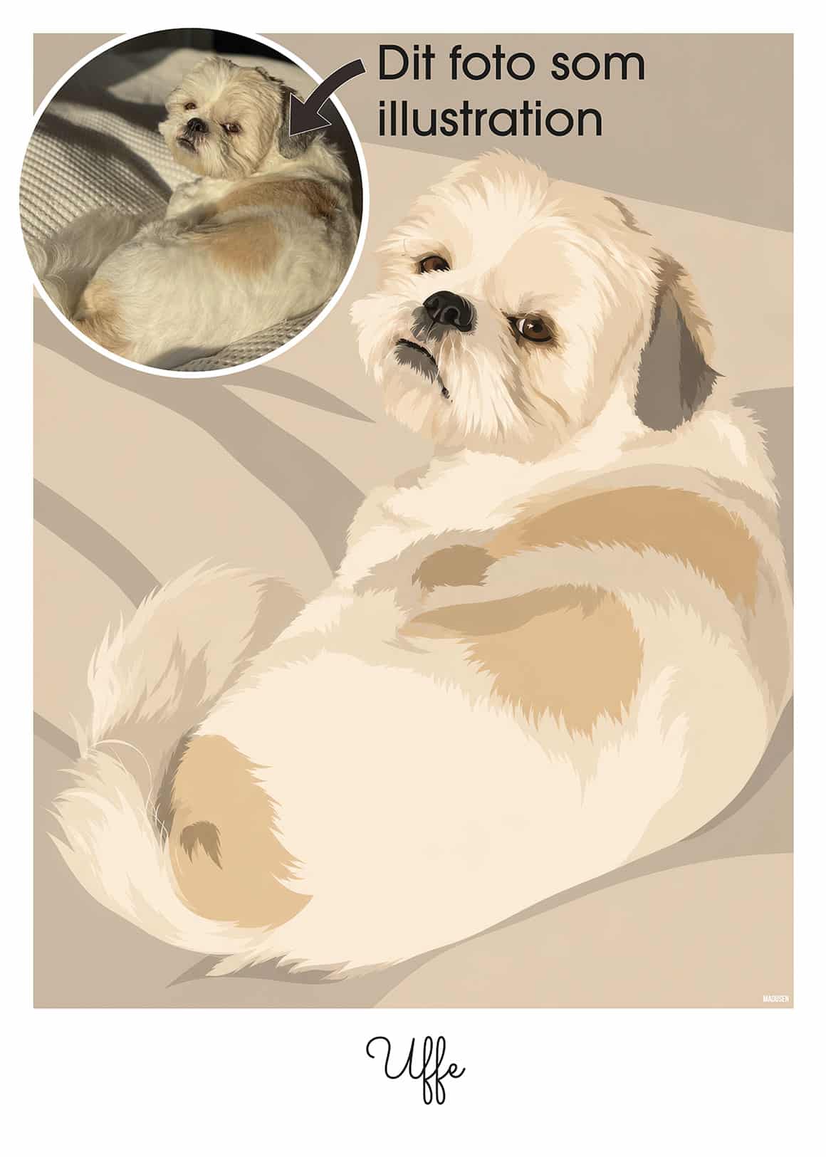 Portræt Af Kæledyr Plakat