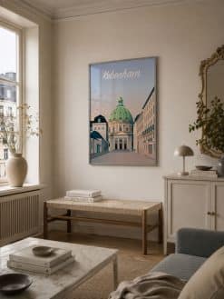 Alternative view of København Marmorkirken Plakat