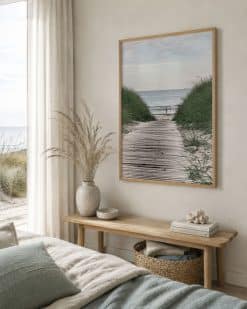 Blåvand Hvidbjerg Strand Plakat