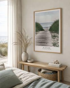 Blåvand Hvidbjerg Strand Plakat