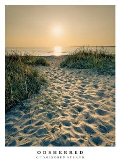 Odsherred Gudmindrup Strand 3 Plakat
